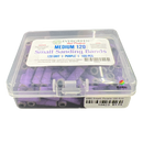 GBS Premium Small Sanding Bands - Purple Small Sanding Bands 100pcs - MEDIUM 120