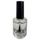 Empty Printed Nail Prep Bonder Bottle with Cap & Brush (Black Cap)
