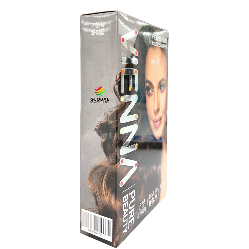 Vienna - Hair Dye Cover Gray Shampoo (5 Applications) - Dark Brown