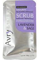 Avry Beauty - Natural Pecan Shell Powder Scrub "Lavender & Sage"