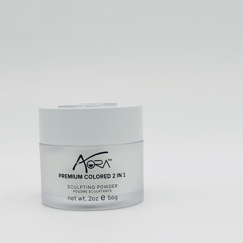 Aora Premium Colored 2 in 1 Acrylic/Dip Powder 2 oz - White On Rice