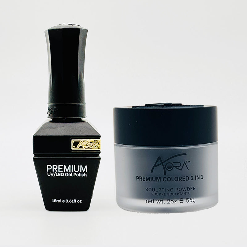 Aora Premium Colored Gel + 2 in 1 Acrylic/Dip Powder 2 oz - Alecia