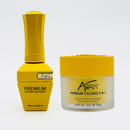 Aora Premium Colored Gel + 2 in 1 Acrylic/Dip Powder 2 oz - Yellow Jacket