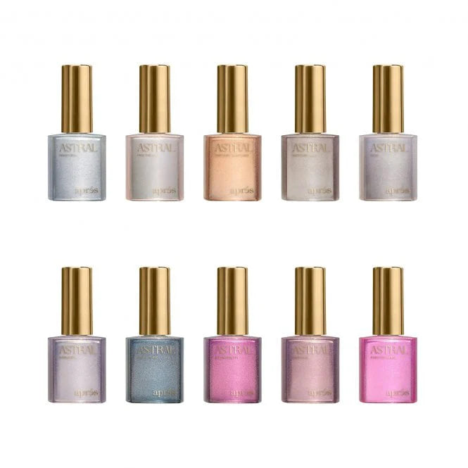 Apres Astral Gel Couleur - Flash Glitter Collection 10 pcs