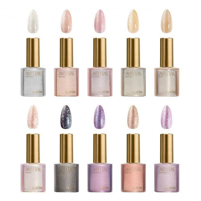 Apres Astral Gel Couleur - Shimmery Cat Eye Collection 10 pcs