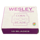 Wesley Corn Blade - Callus Shaver Blades 10 Blades