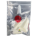 Coffin Ballerina (Straight Short) Nail Tips (NATURAL) 50ct/bag (red label)