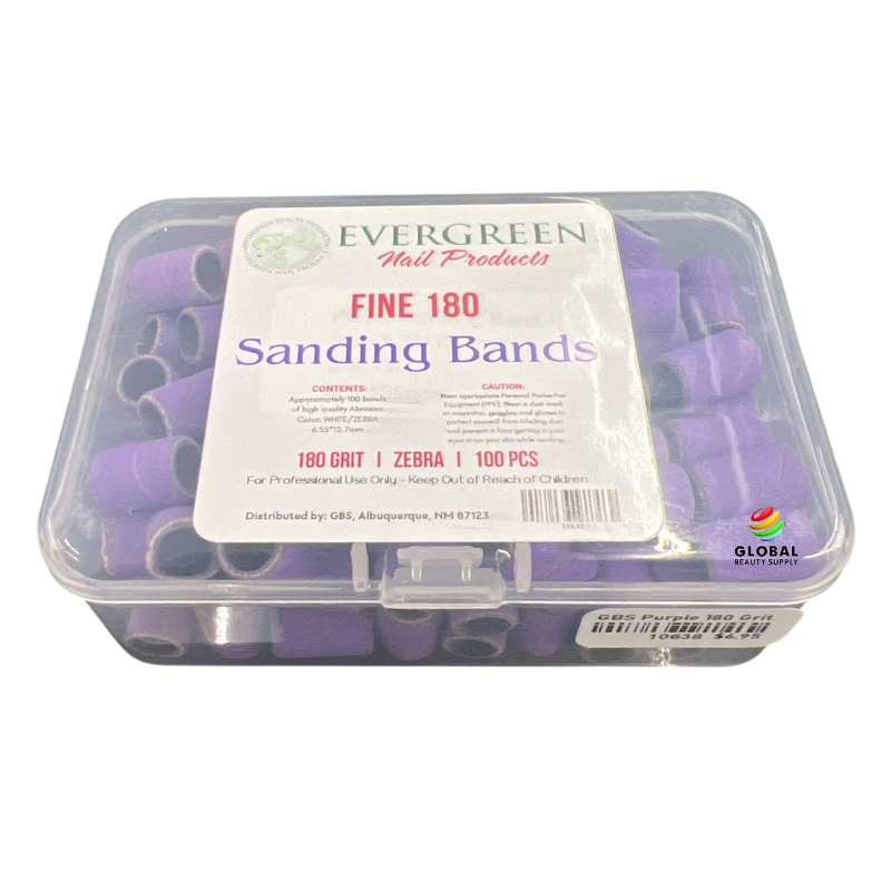 GBS Sanding Bands - 180 Grit Purple Sanding Bands 100pcs Fine 180