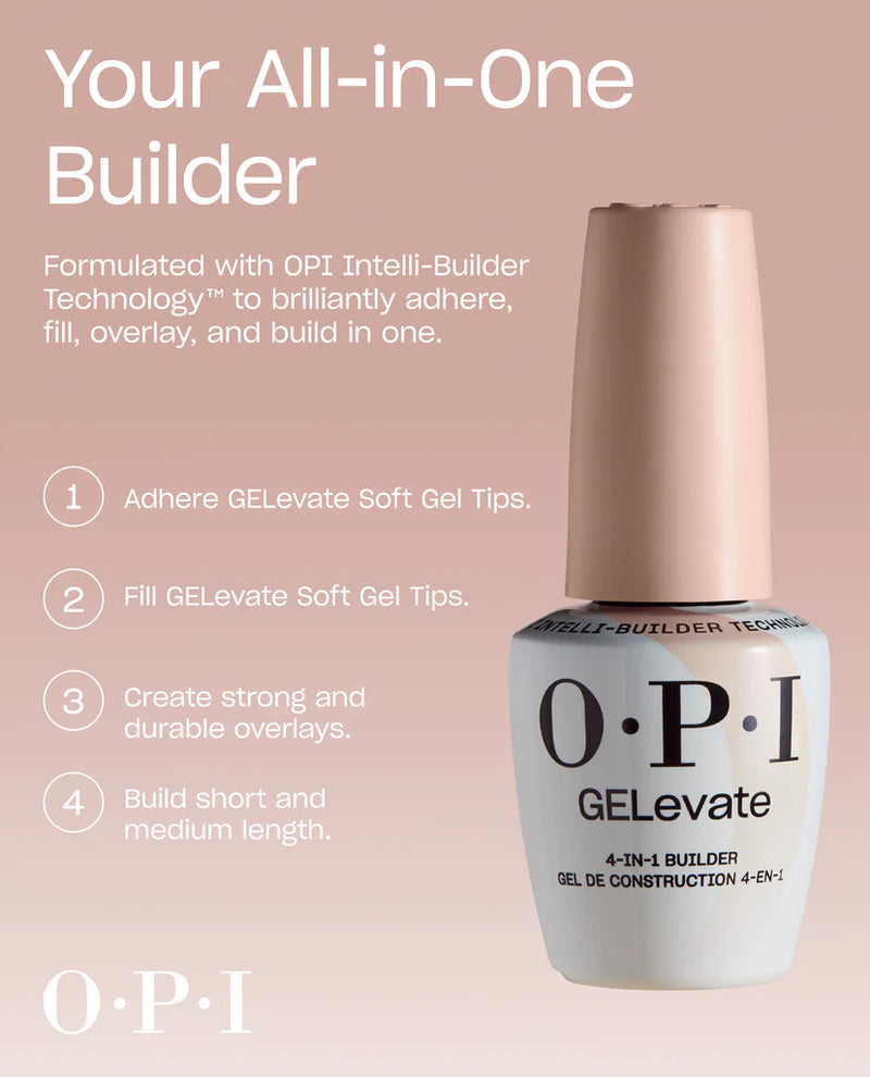 OPI Gelevate Intelli-Builder - 4-in-1 Builder 0.5oz - OPI'm Flawless Bib000
