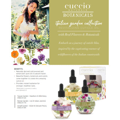 Cuccio Botanicals Cuticle Oil 2.1oz - Violet & Delicate Peony