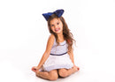 Mia Spirit - Large Grosgrain Ribbon Bow Barrette "Navy Blue"