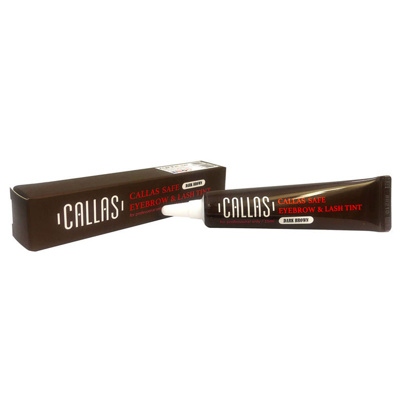 Callas Safe Eye Brow & Lash Tint (Professional Use Only) - Dark Brown