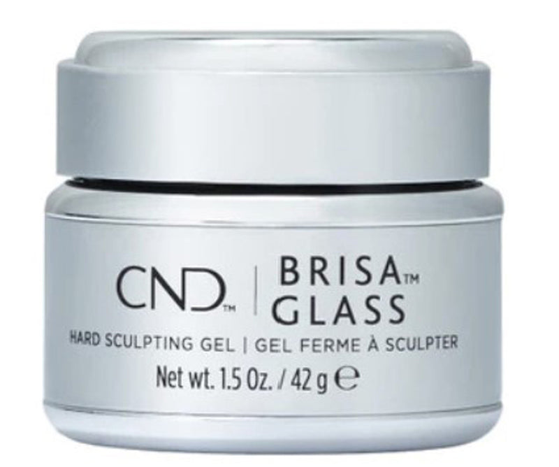CND Brisa Gel Glass (Clear) Hard Sculpting Gel - 1.5oz