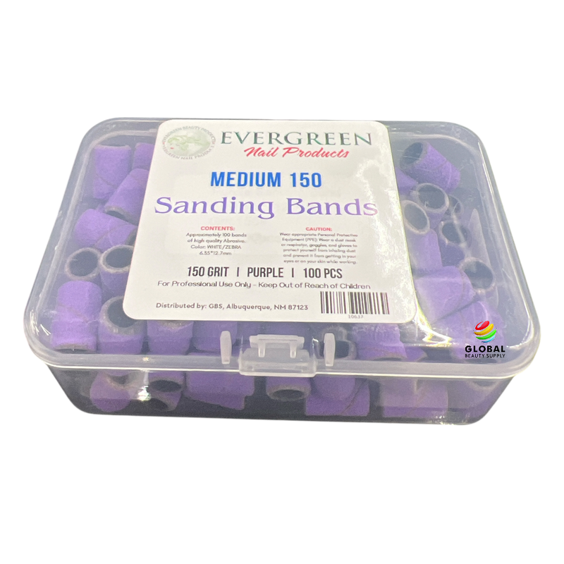 GBS Sanding Bands - 150 Grit Purple Sanding Bands 100pcs Medium 150