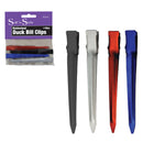 Soft'n Style - Rubberized Duck Bill Clips 4PCs