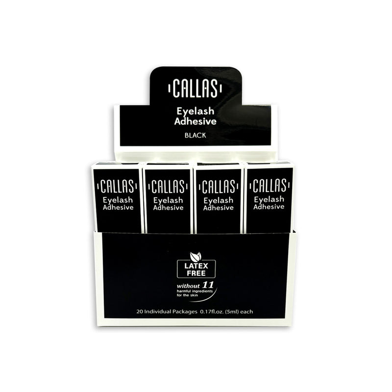 Callas - Black Eyelash Adhesive Latex Free 20PCs
