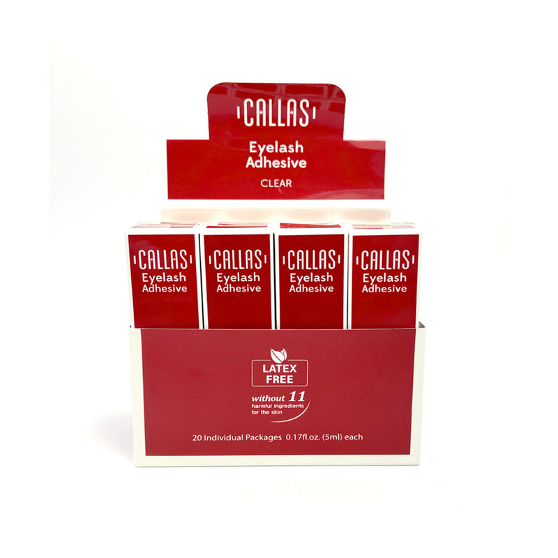 Callas - Clear Eyelash Adhesive Latex Free 20PCs