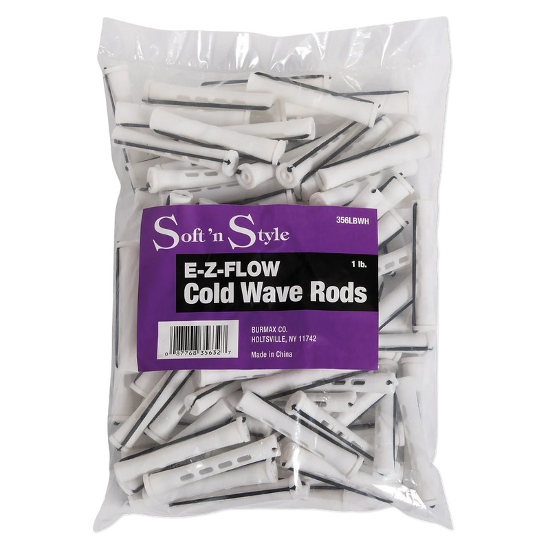 Soft'n Style - E-Z-Flow Cold Wave Rods Long White 1Ib. #356LBWH ...