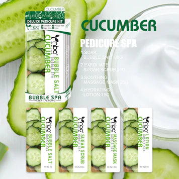 nbc 4 in 1 Bubble Spa Deluxe Pedicure Kit Cucumber