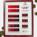 DM Gel Polish - Hollywood Red Collection Complete Set #01- #36 with Display HEMA/TPO FREE