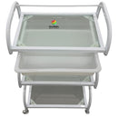 3-Shelf Salon Cart | Clear Glass Shelf (Trolley)