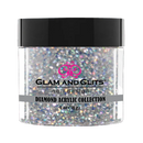 Glam and Glits Diamond Acrylic - Platinum DA43