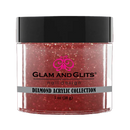 Glam and Glits Diamond Acrylic - Ruby Red DA89