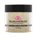 Glam and Glits Diamond Acrylic - White Glaze DA90