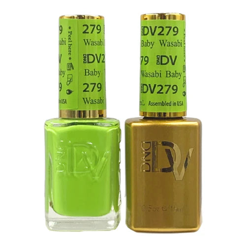 DND DIVA Gel & Lacquer Duo #279 Wasabi Baby (from Swatch #8)