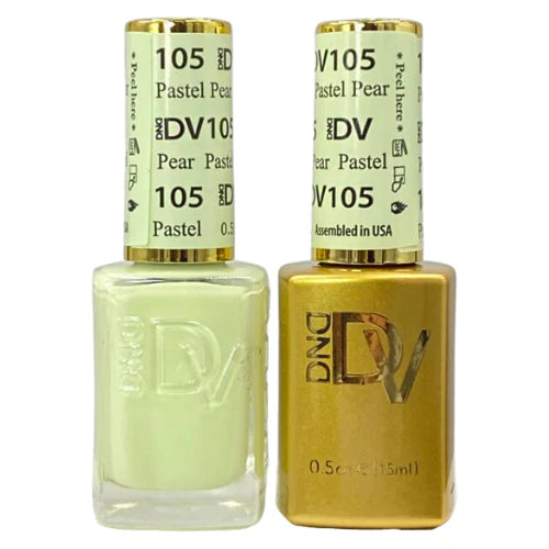 DND DIVA Gel & Lacquer Duo #105 Pastel Pear (Swatch #3)