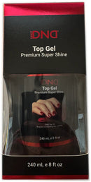 DND Gel Top Coat Premium Super Shine Refill 8oz