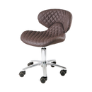 Lexi - Diamond Pedicure Stool Chocolate 1001L