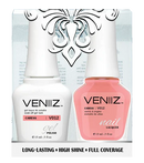 Veniiz Gel Polish Lacquer Duo - V012 Caress - Global Beauty Supply, LLC