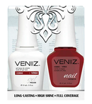 Veniiz Gel Polish Lacquer Duo - V064 Cerise - Global Beauty Supply, LLC