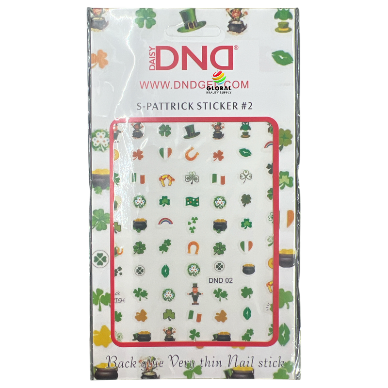 DND Saint Patrick Nail Sticker