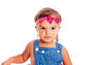 Mia Baby - Sequins Bow Headband "Hot Pink" 1PC