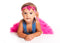 Mia Baby - Sequins Bow Headband "Hot Pink" 1PC #00347