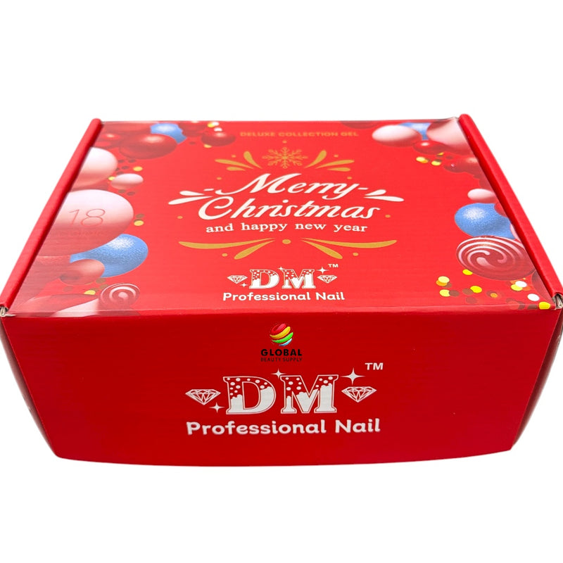 DM Gel Polish - Merry Christmas Collection Complete Set #01- #18 with Display HEMA/TPO FREE