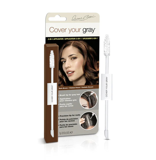 Cover Your Gray - 2-in-1 Wand and Sponge Tip Applicator "Dark Brown"