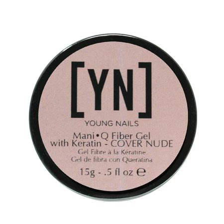 YN ManiQ Fiber Gel Cover Nude Jar .5oz (15g)