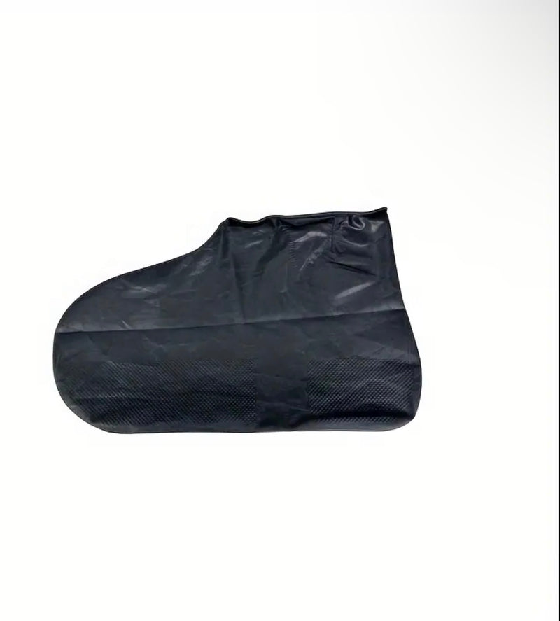 Latex Waterproof Shoe Cover Black