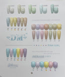 DM Gel Polish - Pink Girl Collection Complete Set #01- #24 with Display