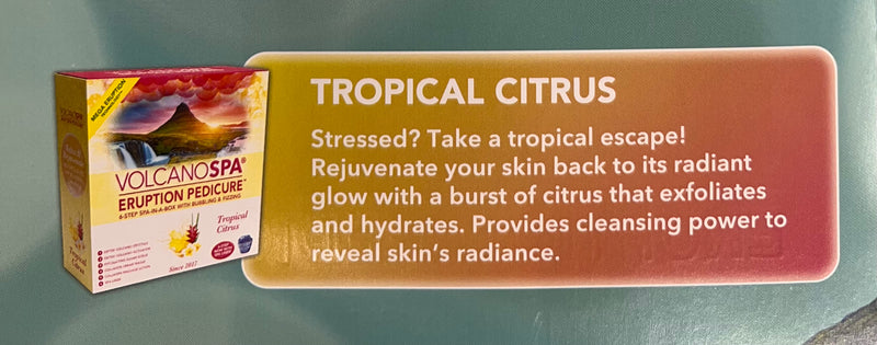 La Palm - Volcano Spa - Eruption Pedicure - Tropical Citrus (Original Scent)