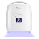 Cordless Rechargeable UV & LED Lamp - White with Handle