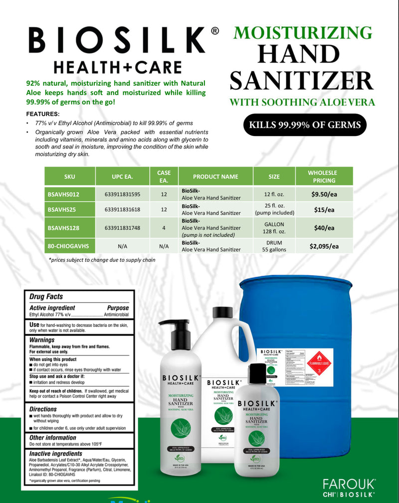Bio Silk Hand Sanitizer 25 fl oz