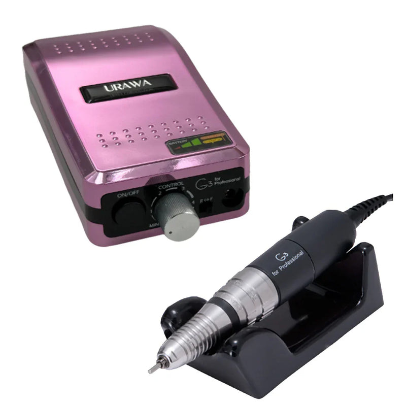 Urawa Upower Cordless Nail Drill - G3 Nail Drill System - Metallic Pink