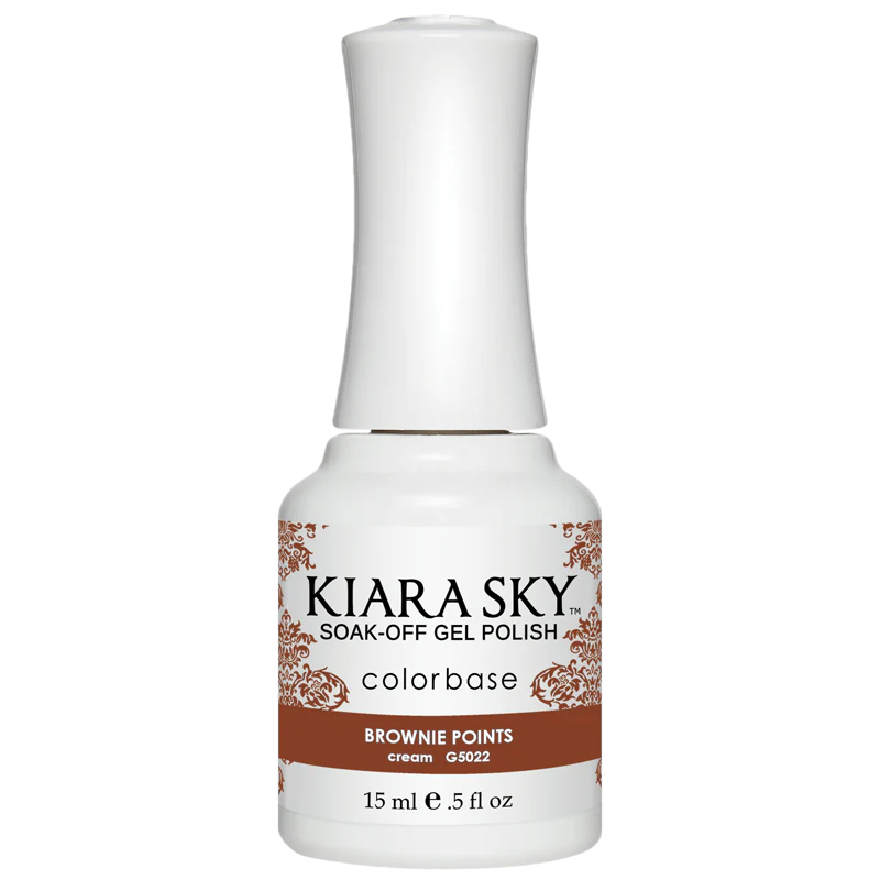 Kiarasky Gel Polish G5022 Brownie Points .5 fl oz / 15mL