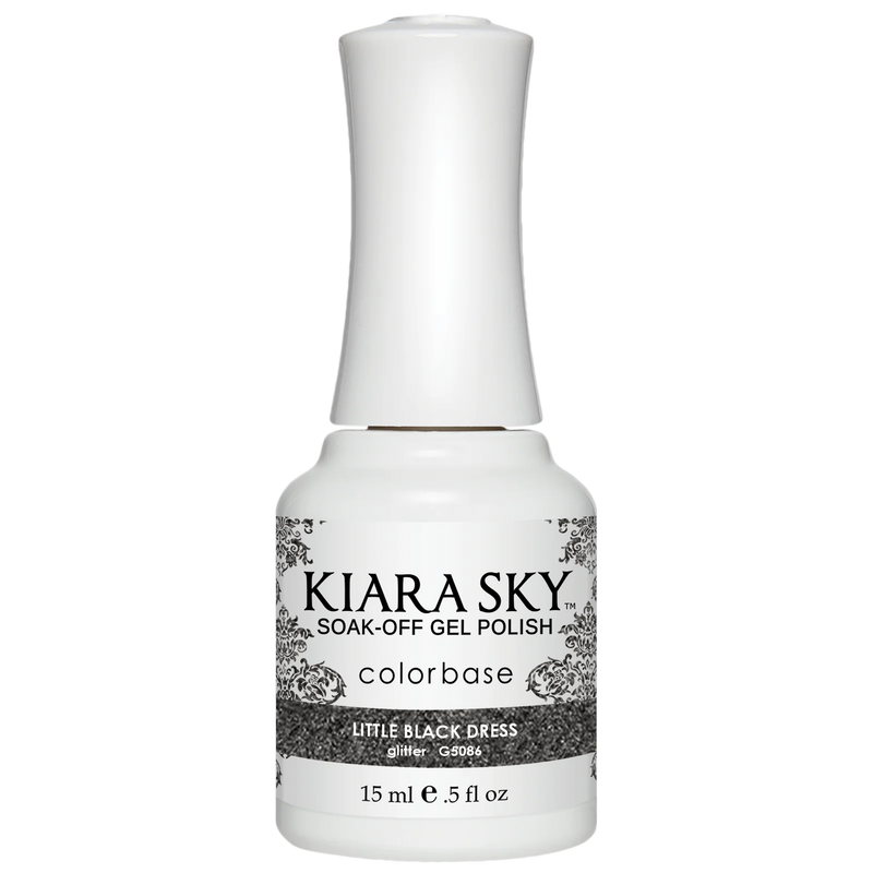 Kiarasky Gel Polish G5086 Little Black Dress .5 fl oz / 15mL