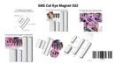 GBS Cat Eye Magnet 022 - H Magnet 4-pc (Magical Cat Eye Magnet Set 4pcs)