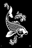 G Body Art - Koi 1 Stencil